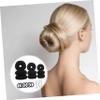 Angoily 3sets Hair Bun Maker Kit Donut Shaper U-shaped Hairpins Elastic Bands for Diy Hairstyles for Thick Thin Hair view 2