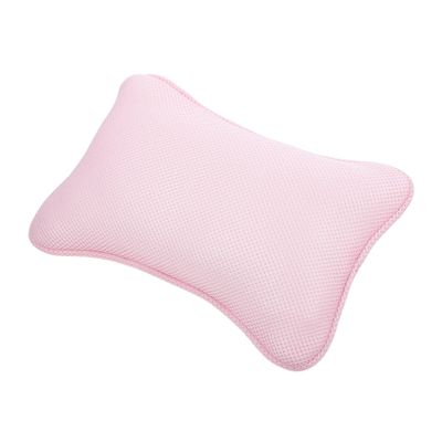 Angoily Soft Bathtub Pillow Mesh Headrest 2 Suction Cups Easy to Use and Clean