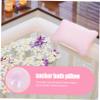Angoily Soft Bathtub Pillow Mesh Headrest 2 Suction Cups Easy to Use and Clean view 2