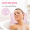 Angoily Soft Bathtub Pillow Mesh Headrest 2 Suction Cups Easy to Use and Clean view 3