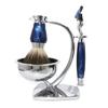 Magyfosia Luxury Shaving Razor Kit for Men with 5-Layer Shave Blade,Badger Hair Shaving Brush and Soap BowL,Unique Shaving Present Tool for Him view 2