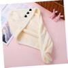 Angoily 2pcs Quick-Drying Hair Wraps Super Absorbent Coral Fleece Hair Towels for Women Lightweight Turban Caps for Home Travel view 4