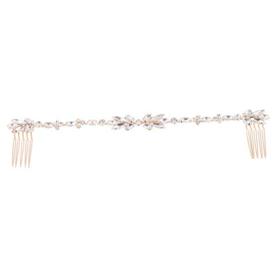 Didiseaon 1pc Elegant Floral Hair Comb for Bridal Hair Accessories Decorative Headdress for Weddings for Special Occasions