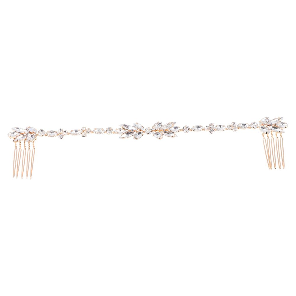 Didiseaon 1pc Elegant Floral Hair Comb for Bridal Hair Accessories Decorative Headdress for Weddings for Special Occasions