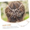 Didiseaon 1pc Elegant Floral Hair Comb for Bridal Hair Accessories Decorative Headdress for Weddings for Special Occasions view 4