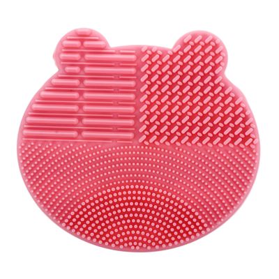 Housoutil Silicone Makeup Brush and Sponge Cleaner 2 in 1 Brush Scrubber Mat Holder