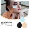Angoily 6pcs Mini Makeup Powder Puff Finger Facial Tool for Foundation Concealer Blending Sponge for Daily Makeup Application Mixed Colors view 3