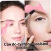 Angoily 2pcs Silicone Eyeliner Stencil Set for Beginners Reusable Makeup Guide Tool Ergonomic Design for Precise Application and Easy to Clean view 2