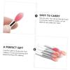 Angoily 9pcs Silicone Lip Brush Portable Makeup Applicator for Lipstick Lightweight and Compact Cosmetic Tools for Daily Use for Women and Girls view 2