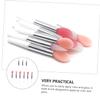 Angoily 9pcs Silicone Lip Brush Portable Makeup Applicator for Lipstick Lightweight and Compact Cosmetic Tools for Daily Use for Women and Girls view 3