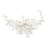 Angoily Handmade Rhinestone Pearl Hair Comb Hair Accessory Fashion Hairpin Headwear Alloy Decor view 1