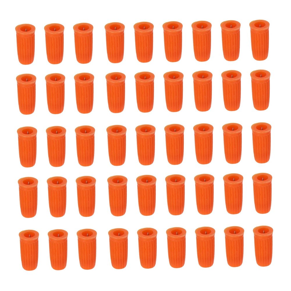 Angoily 100pcs Eyelash Glue Bottle Nozzle Cap Blocking Needle for Adhesive Removal