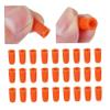 Angoily 100pcs Eyelash Glue Bottle Nozzle Cap Blocking Needle for Adhesive Removal view 4
