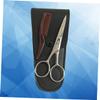 NOLITOY Stainless Steel Mustache and Eyebrow Scissors Set Precision Trimming Shears for Beard and Eyebrow Grooming Durable Design for Home and Professional Use view 3