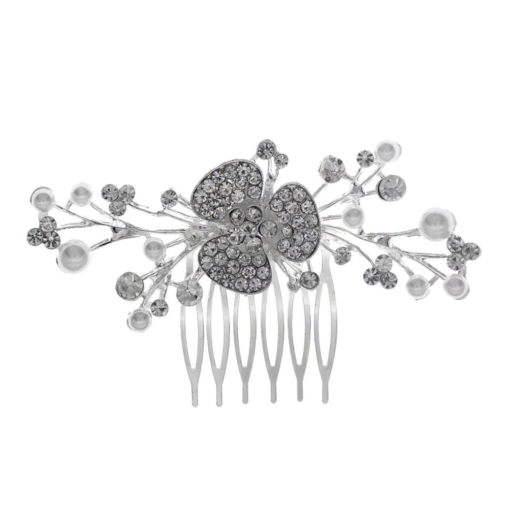 Angoily Rhinestone Hair Comb for Brides and Bridesmaids Elegant Wedding Hair Accessories Design for Special Occasions Birthdays and Everyday Use