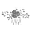 Angoily Rhinestone Hair Comb for Brides and Bridesmaids Elegant Wedding Hair Accessories Design for Special Occasions Birthdays and Everyday Use