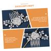 Angoily Rhinestone Hair Comb for Brides and Bridesmaids Elegant Wedding Hair Accessories Design for Special Occasions Birthdays and Everyday Use view 3