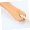 Angoily Natural Bristles Wood Body Brush for Shower Long Handle Scrub Brush for Body Cleaning view 3