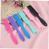 Didiseaon 3pcs Double Side Hair Cutter Comb Stainless Steel Hair Shaper and Thinning Shears view 2