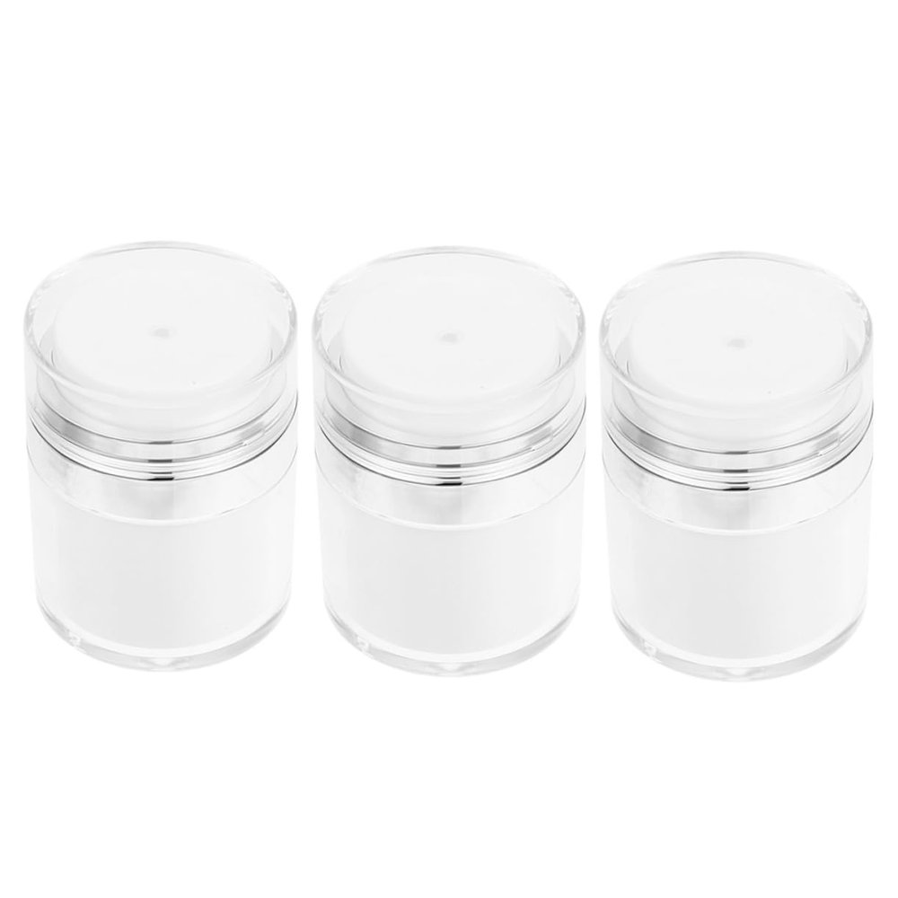 NOLITOY 30g Moisturizer Pump Jar Eye Cream Container Lotion Storage Box Acrylic