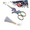 Angoily Stylish Horse Shape Eyebrow Scissors Mustache Beard Trimming Scissor for Facial Hair Grooming view 2