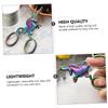 Angoily Stylish Horse Shape Eyebrow Scissors Mustache Beard Trimming Scissor for Facial Hair Grooming view 4
