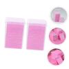 Angoily 400Pcs Eyelash Extension Glue Bottle Wipers Premium Cotton Glue Residue Remover Pads for Salon and Home Use Soft and Supple Nail Polish Remover Cloths for Lash Extension Cleaning view 2