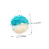 Angoily 8pcs Soft Bath Poufs Rope for Easy Use Multi Mesh Balls for Exfoliating Body Wash Bathing Accessory for Relaxation and Cleaning view 4