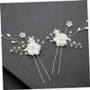 Angoily 6pcs Bridal Hair Combs Accents Elegant Wedding Hair Accessories for Brides Handmade Floral Headpieces for Stunning Looks and Memorable Moments view 4