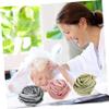 Angoily 3pcs Rose Flower Bath Ball Scrubber Soft and Comfortable Mesh Shower Sponge for Adults Rich Bubbles for Deep Cleansing Random Colors view 4