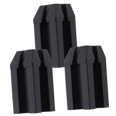 minkissy 3pcs Brow Pencil Sharpener for Eyeliner and Lip Liner Dual-Sided Makeup Tool for Precision Sharpening for Travel and Daily Use Black