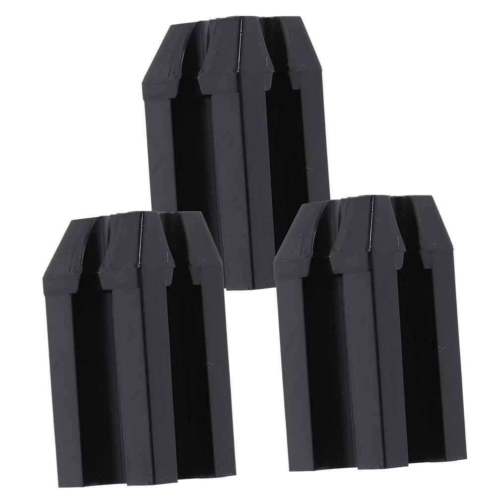 minkissy 3pcs Brow Pencil Sharpener for Eyeliner and Lip Liner Dual-Sided Makeup Tool for Precision Sharpening for Travel and Daily Use Black