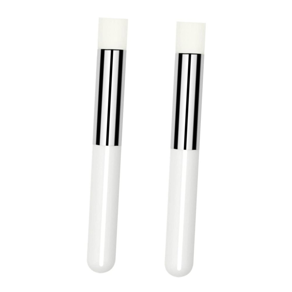 NOLITOY 2pcs Lipstick Smudge Brush Applicator for Women Concealer Brush for Makeup Ergonomic Design for Easy Use Versatile Tool for Lip Gloss Lipstick Concealer and Eye Shadow