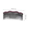 Angoily 7pcs Cute Hair Clips for Women Double Row Comb Bridal Hair Comb Rhinestone Bridal view 2