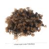 Angoily Fluffy Hair Buds Hair Decoration for Women Golden Caterpillar Wig Accessory Easy to Use High Temperature Adds Volume to Ponytails for Ladies and Girls view 3