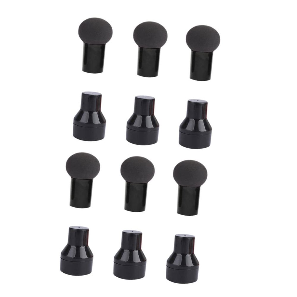 Angoily 6pcs Mushroom Head Beauty Egg Makeup Pad Non Latex Face Sponge Supple Makeup Puff for Foundation Blush Concealer
