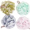 Didiseaon 3pcs Soft Mesh Shower Balls for Body Wash Exfoliating Bath Balls with Hanging Rope Pastel for Gentle Skin Care view 1