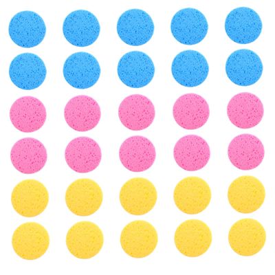Angoily 30pcs Reusable Makeup Removal Sponges Facial Exfoliating Washcloths Pads for Women and Men