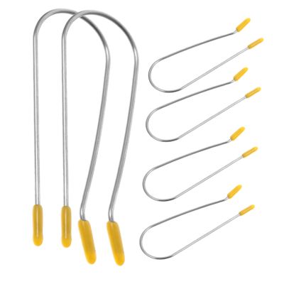 Beatifufu 20pcs Hot Roller Clips U-shaped Hair Curling Clamps for Easy Styling Durable Holders Compatible with Electric Rollers for Home Use