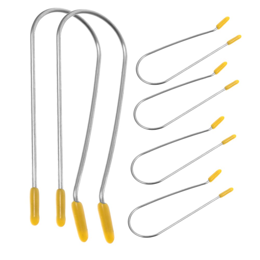 Beatifufu 20pcs Hot Roller Clips U-shaped Hair Curling Clamps for Easy Styling Durable Holders Compatible with Electric Rollers for Home Use