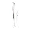 Beatifufu Fake Eyelash Tweezers Makeup Tools Eyelash Tweezers for Women Stainless Steel view 2