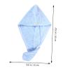 Didiseaon 3pcs Fleece Hair Drying Towels Lightweight Ultra Absorbent Hair Wraps for Home Gym Travel Pool Use and Colors view 2