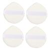 Angoily 4pcs Foundation Powder Puff Hydrophilic Non Sponge for Wet and Dry Use Soft and Flexible Makeup Applicator Random Colors for Gentle Application and All Skin Types view 1