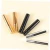NOLITOY 6pcs Refillable Spray Bottles Glass Half-cover Containers for Perfume Caps Silver Black for Travel and Gym Use view 3