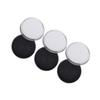 Beatifufu 3pcs Creative Round Iron Makeup Brush Cleaner Box Removal Sponge for Quick Dry Cleaning for Eyeshadow Brushes and Travel Efficient Reusable Tool view 1