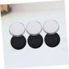 Beatifufu 3pcs Creative Round Iron Makeup Brush Cleaner Box Removal Sponge for Quick Dry Cleaning for Eyeshadow Brushes and Travel Efficient Reusable Tool view 2