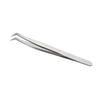 Beatifufu Stainless Steel Fake Eyelashes Tweezers for Women Precision Grafting Tool with Fine Pointed Tips Lightweight Dull Polish Design for Easy Manipulation Makeup Applications view 1