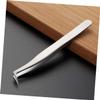 Beatifufu Stainless Steel Fake Eyelashes Tweezers for Women Precision Grafting Tool with Fine Pointed Tips Lightweight Dull Polish Design for Easy Manipulation Makeup Applications view 2