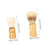 Angoily Professional Shaving Brush Set Wood Handle Shave Cream Brush Beard and Mustache Styler Dad view 2