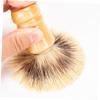 Angoily Professional Shaving Brush Set Wood Handle Shave Cream Brush Beard and Mustache Styler Dad view 3